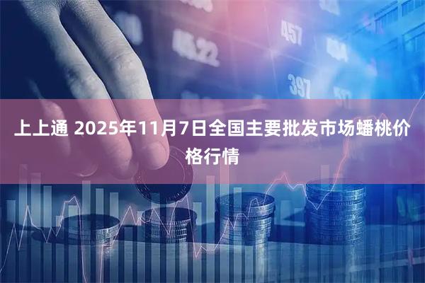 上上通 2025年11月7日全国主要批发市场蟠桃价格行情